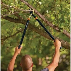 Heavy Duty Lopping Shears Steel Blade Bypass Lopper Non-Slip Telescope Handles